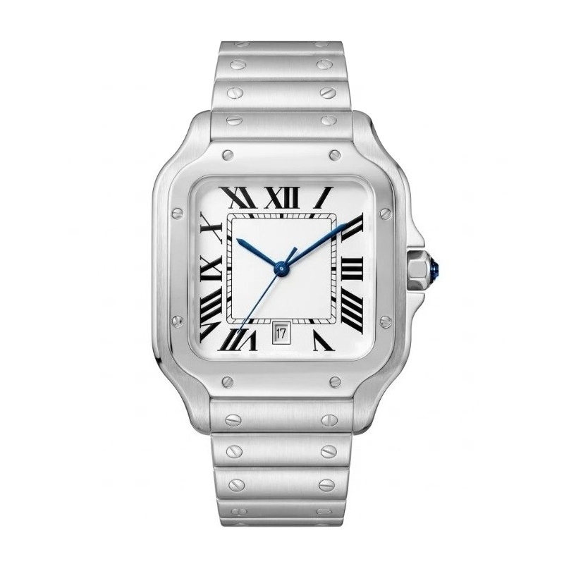 Cartier Watch Tank - 새로운 럭셔리 남성용 쿼츠 시계 클래식