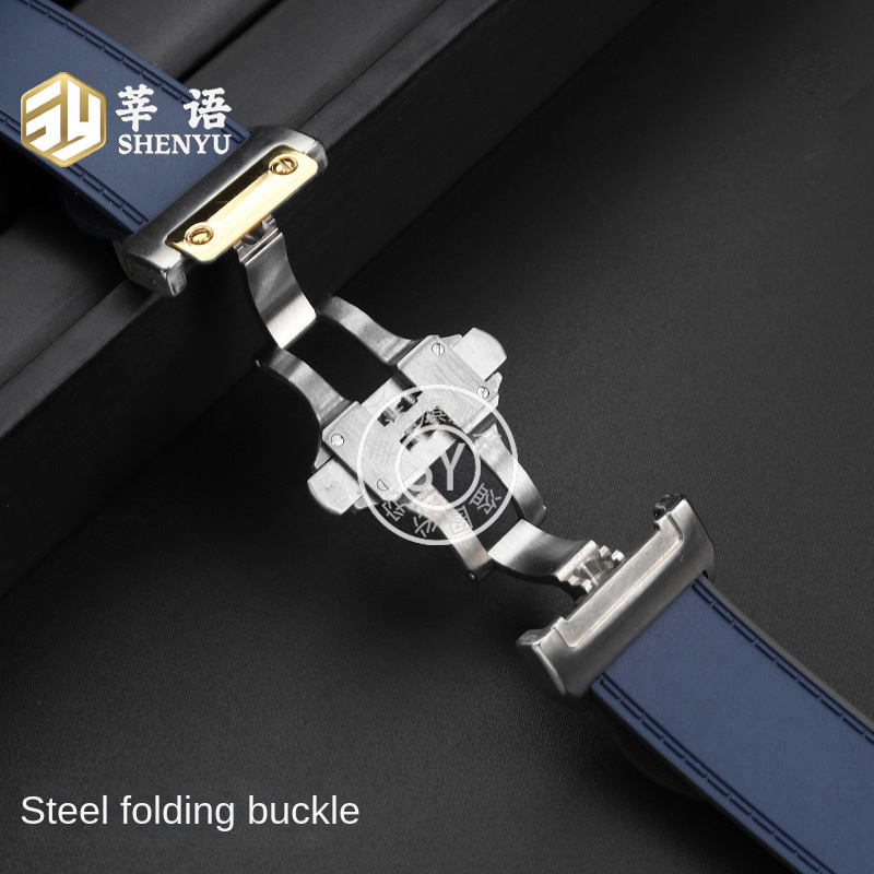 Shenyu 남녀공용 고무 시계 스트랩, 까르띠에 산토 - Cartier Watch Santos 리뷰 및 가격
