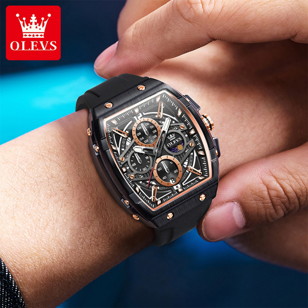 OLEVS 2975 남성용 시계 패션 스켈레톤 토노 쿼 - Rolex Watch Datejust 리뷰 및 가격