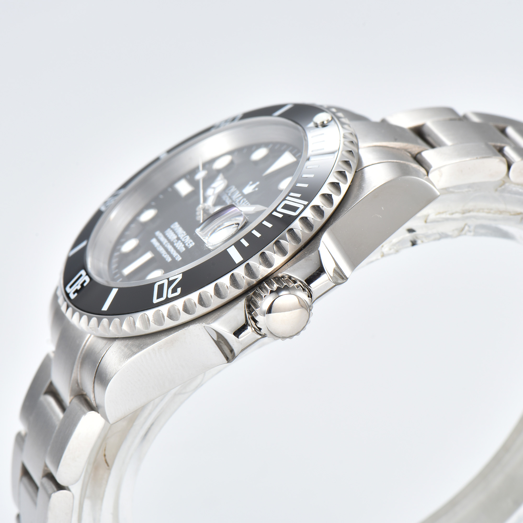 40mm 시계 자동 기계식 시계 스테인레스 스틸 방수  - Stainless Bracelet Diver 리뷰 및 가격