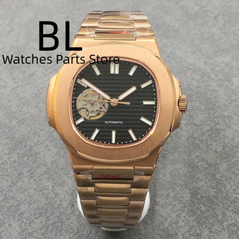 BLIGER 40MM 사각 로즈 골드 NH38 무브먼트 - Patek Philippe Watch Nautilus 리뷰 및 가격