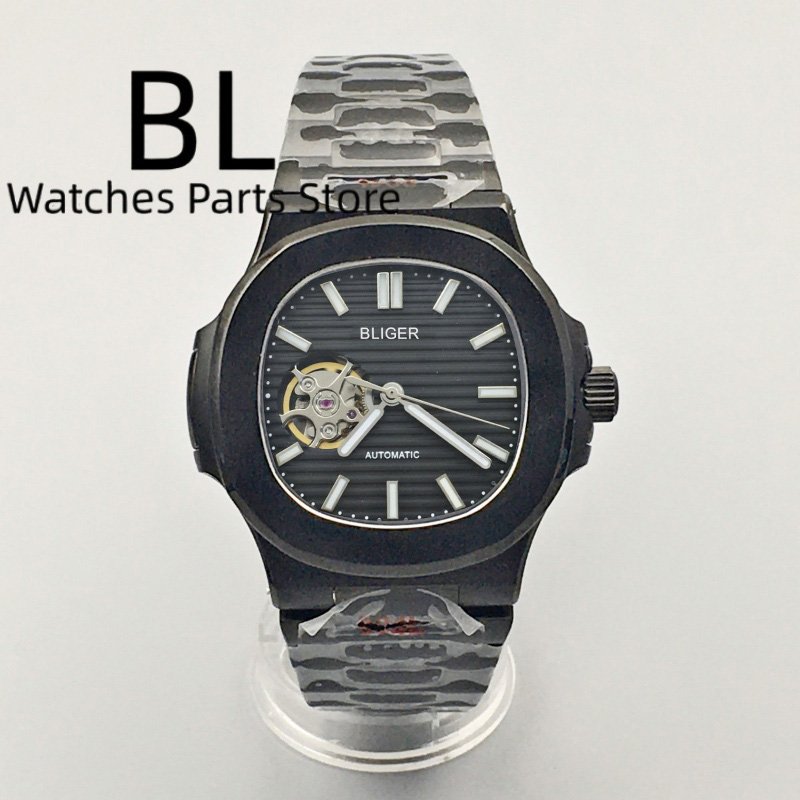 BLIGER 40MM 사각 로즈 골드 NH38 무브먼트 - Patek Philippe Watch Nautilus 리뷰 및 가격
