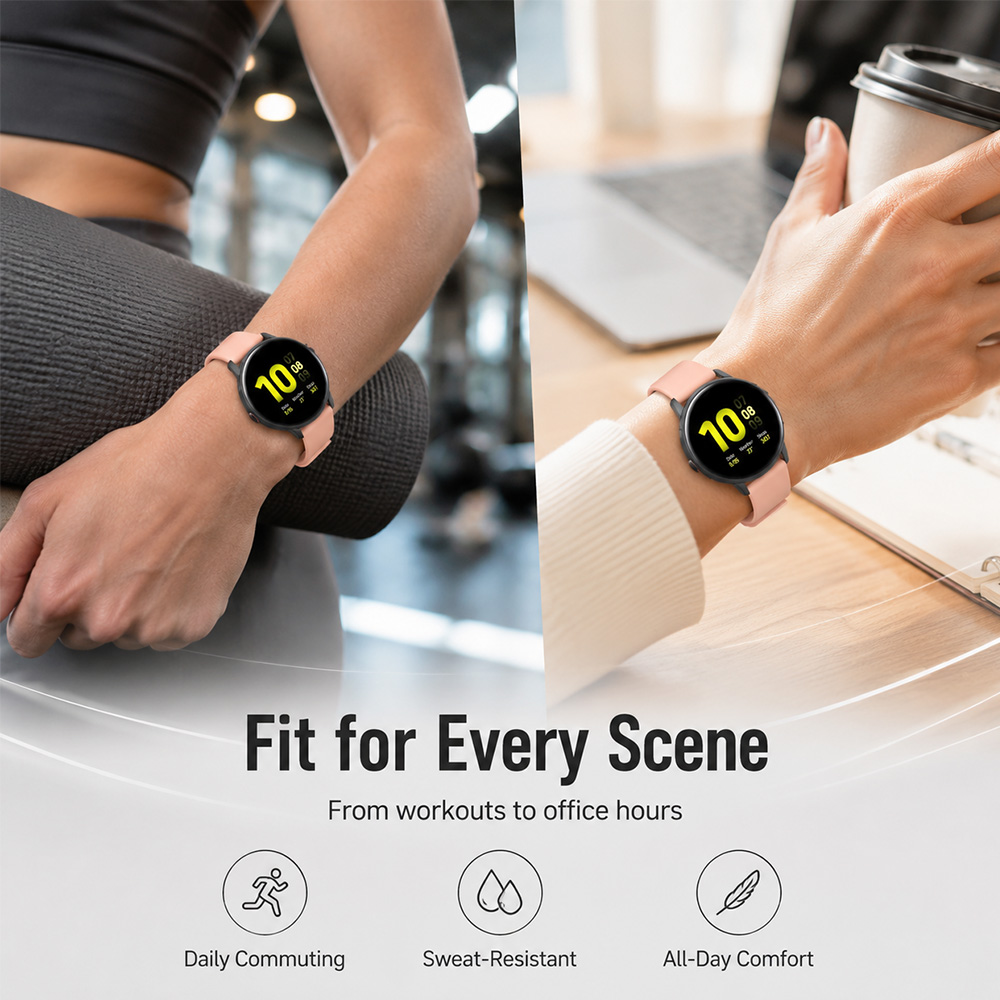 부드러운 실리콘 시계 밴드 20mm 22mm 교체 스트 - Silicone Watch Band 22Mm 리뷰 및 가격