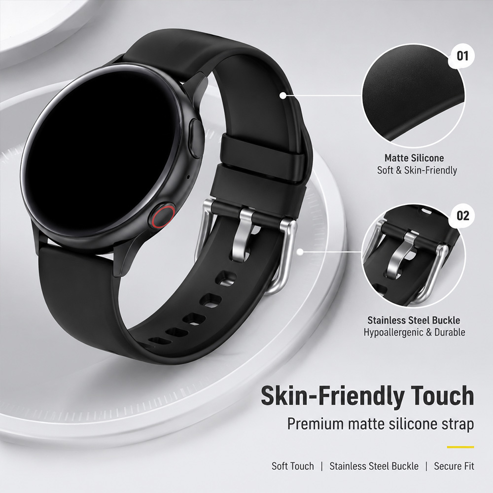 부드러운 실리콘 시계 밴드 20mm 22mm 교체 스트 - Silicone Watch Band 22Mm 리뷰 및 가격