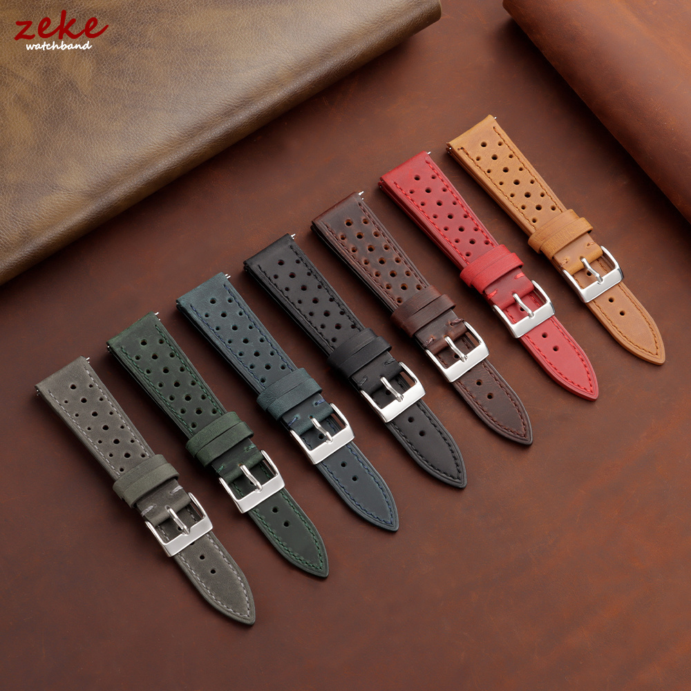 오메가 18mm 19mm 20mm 21mm 22mm 2 - Leather Strap Quick Release 리뷰 및 가격