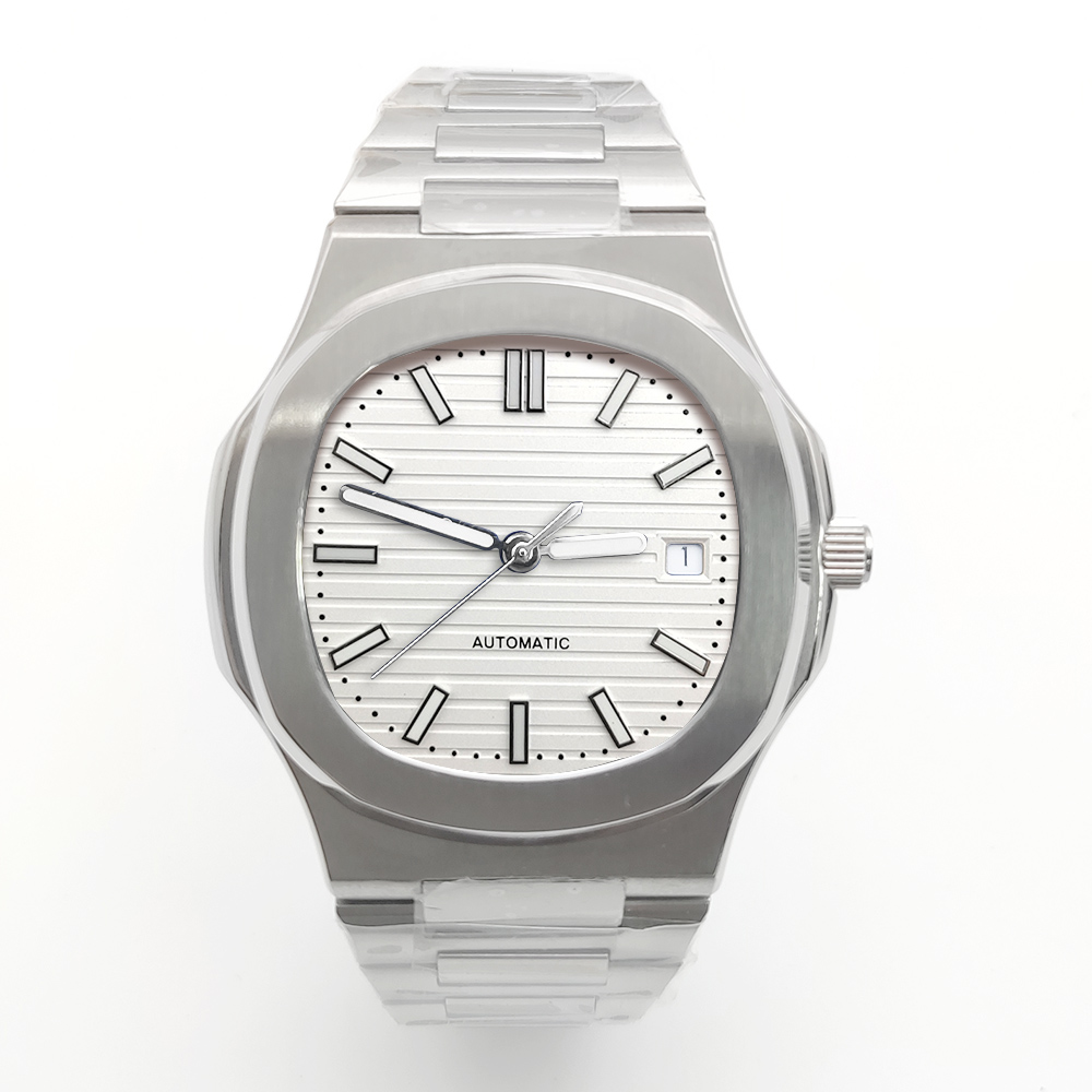 새로운 남성용 시계 기계식 40mm 시계 8215 무브 - Patek Philippe Watch Nautilus 리뷰 및 가격